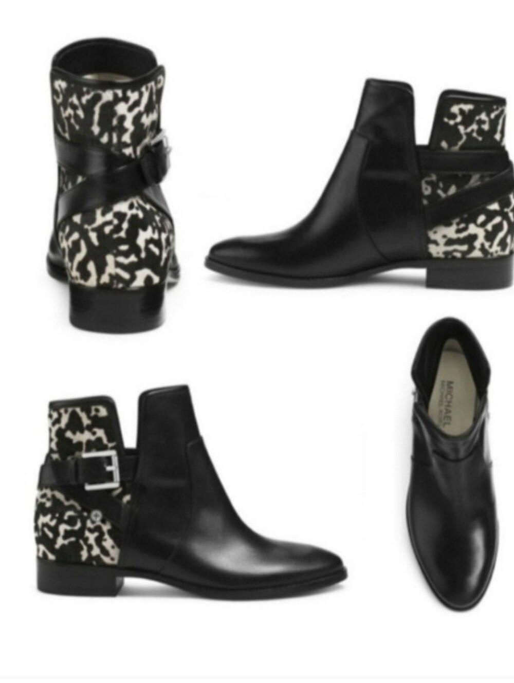 Michael Kors Women's Salem Calf-Hair Bootie SZ 7.5M